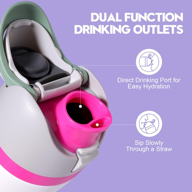 Branbox Replacement Lid for Owala Freesip, Compatible with Owala Cup 16oz 24oz 32oz 40oz, One Button Water Bottle Top Lid for Owala Freesip, Leakproof, BPA-Free (Sage Green) - Image 3